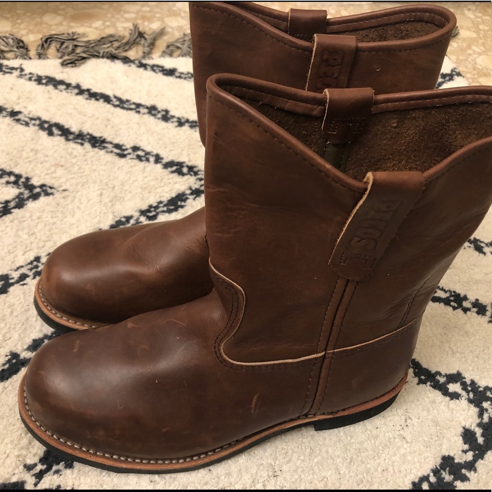 Red Wing Pecos Steel Toe 9” Boots Men’s 8